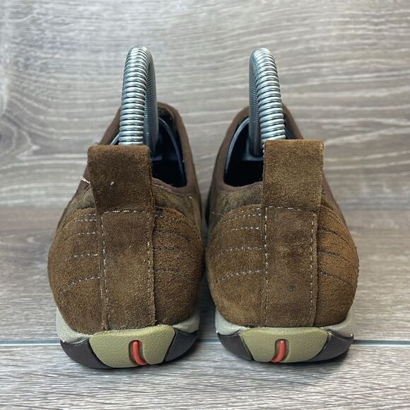 Merrell Barrado Slip On Front Zip Women’s Sz 8 Brown Leather Comfort Shoes - Picture 4 of 10